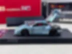 Thumbnail: FERRARI F40 LBWK ICE BLUE LB-WORKS 1/64 DIECAST CAR BY STAR MODEL