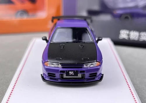 NISSAN SKYLINE GT-R R32 NISMO S-TUNE HOOD OPENS 1/64 DIECAST CAR