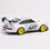Thumbnail: PORSCHE RWB 964 WHITE COAST CYCLES 667 1/64 SCALE DIECAST CAR MODEL BY BSC