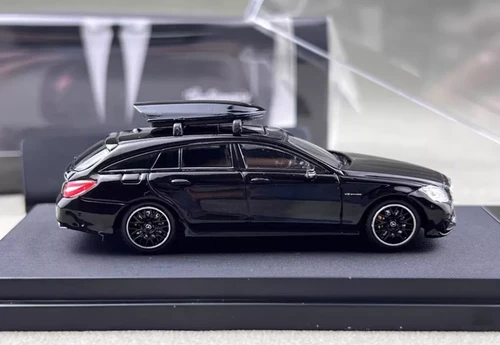 MERCEDES BENZ CLS 63 AMG SHOOTING BREAK ROOF BOX BLACK 1/64 BY