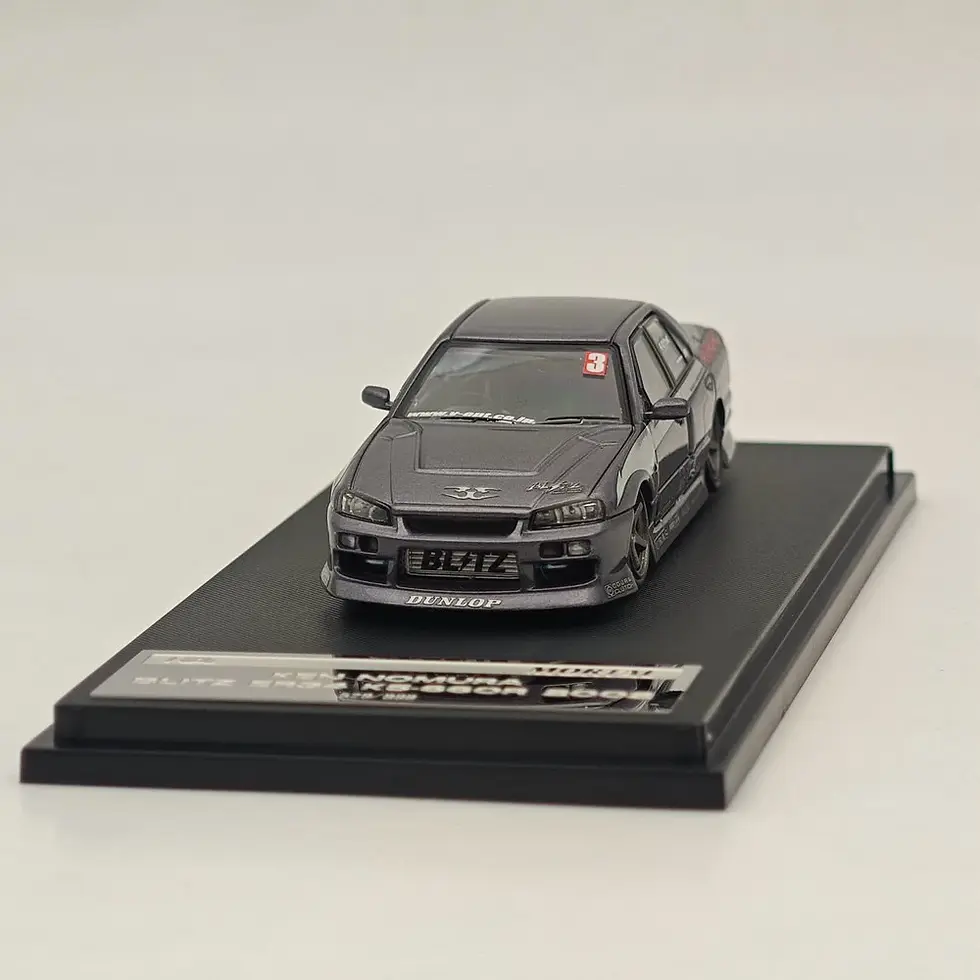 NISSAN SKYLINE ER34 BLITZ D1 KEN MOMURA K5-660R 1/64 DIECAST