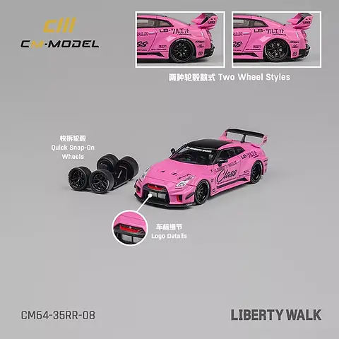MINI GT LB★Works Nissan GT-R Candy Pink sddefault.jpg
