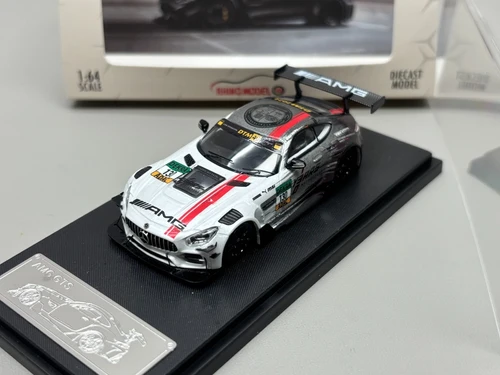 MERCEDES BENZ AMG GT S WHITE 2024 DTM SEASON LIVERY 1/64 CAR BY