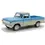 Thumbnail: 1969 FORD F-100 PICKUP TRUCK BLUE CREAM 1/24 DIECAST MODEL BY MOTOR MAX 79315