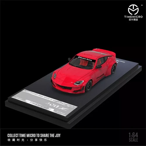 NISSAN 400Z RED ROCKET BUNNY 499 MADE 1/64 SCLAE DIECAST CAR