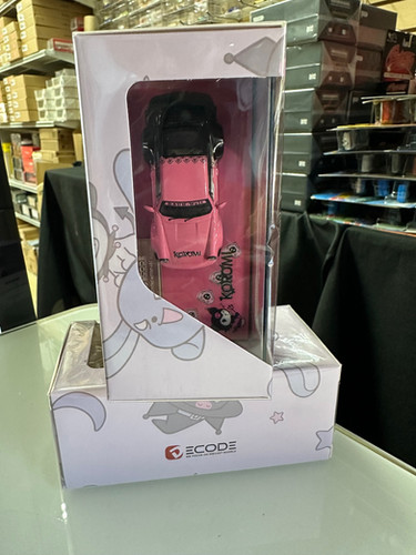 PORSCHE RWB 964 KOROMI LIVERY PINK BLACK 1/64 DIECAST CAR BY