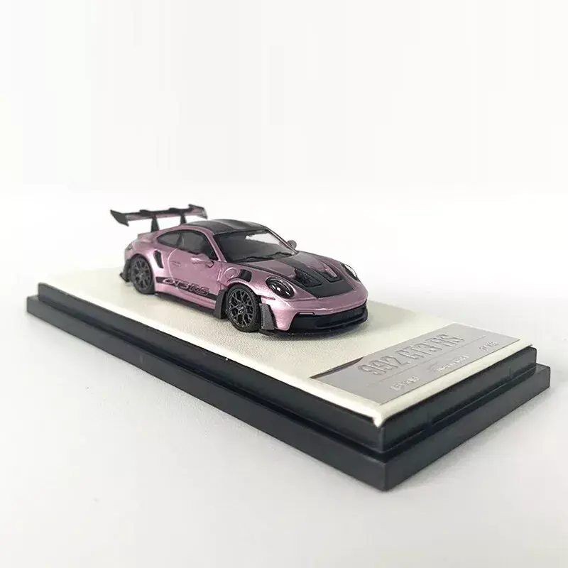 Thumbnail: PORSCHE 992 GT3 RS BERRY PINK FIGURE 1/64 DIECAST CAR MODEL BY AURORA MODELS