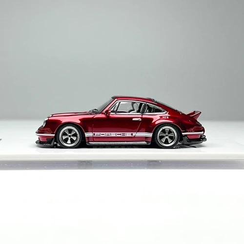 PORSCHE SINGER DLS WINE RED 1/64 DIECAST CAR BY ZINCIT MODEL | JVK