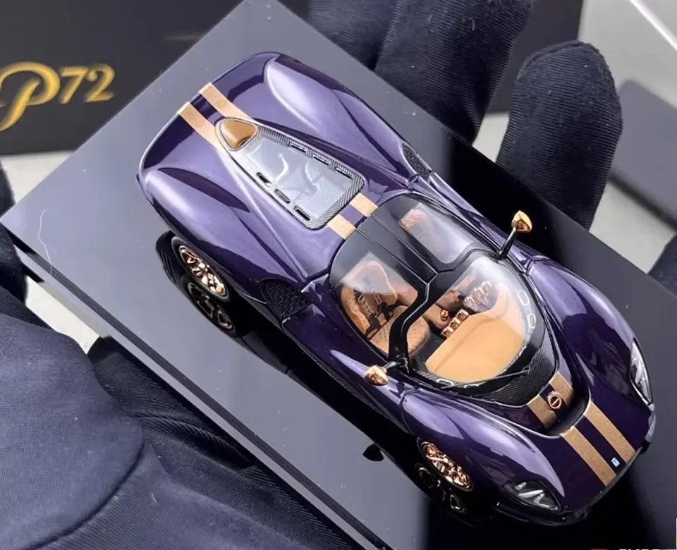 Thumbnail: P72 DE TOMASO PURPLE 1/64 SCALE DIECAST CAR MODEL BY MIRAGE