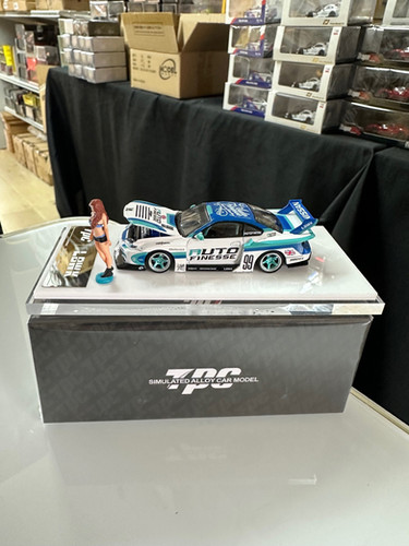 NISSAN SILVIA S15 AUTO FINESSE LBWK W/ FIGURE HOOD OPENS 1/64