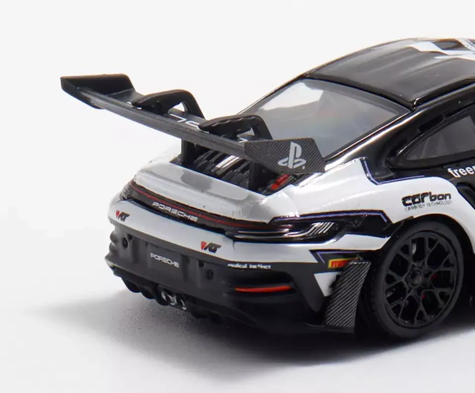 Thumbnail: PORSCHE 992 GT3 RS PLAY STATION LIVERY 1/64 DIECAST CAR MODEL BY AURORA MODELS