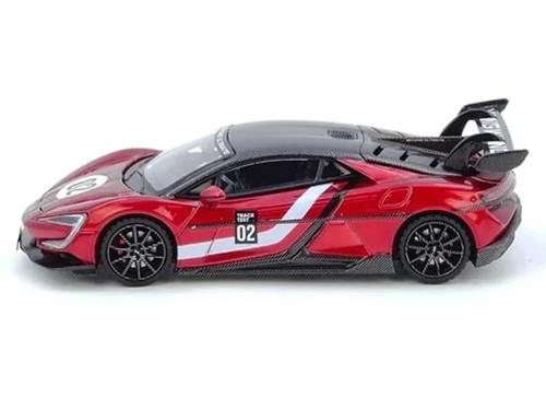 2025 YANGWANG U9 XTREME TEST CAR #02 RED 1/64 BY INNO INNO64 IN64