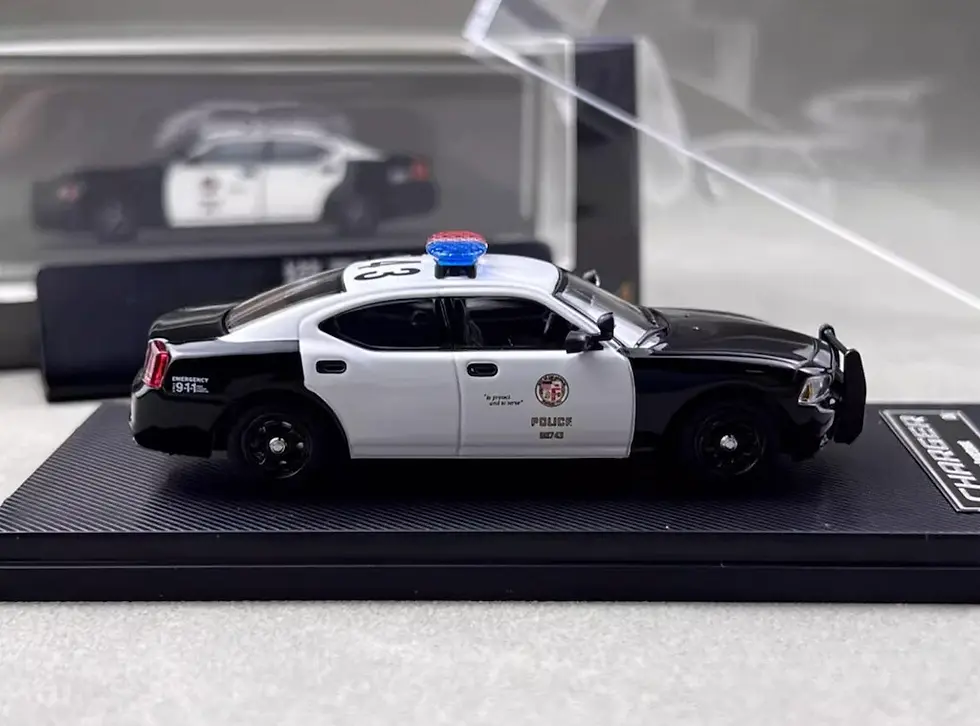 Thumbnail: 2006 DODGE CHARGER LOS ANGELES POLICE DEPARTMENT LAPD 1/64 DIECAST CAR BY ROLLIN