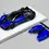 Thumbnail: PAGANI ZONDA 760 LH BLUE REMOVABLE HOOD 1/64 SCALE DIECAST CAR MODEL BY HKM