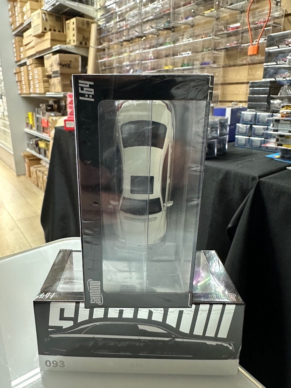 Thumbnail: MERCEDES BENZ MAYBACH 57S WHITE 1/64 DIECAST CAR BY SHADOW PRO