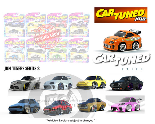 ミニカー CAR TUNED SERIES2 CarTuned™ Series 2 –8 Pack, Diecast Vehicle, Ages 6+ Years