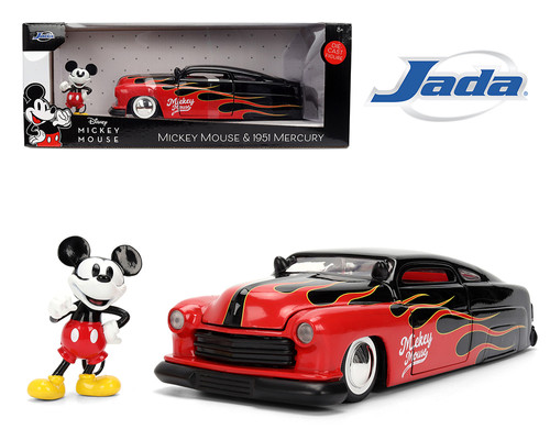1951 マーキュリー & ミッキーマウス・フィギア 1951 MERCURY COUPE & MICKEY MOUSE DIECAST FIGURE DISNEY 1/24
