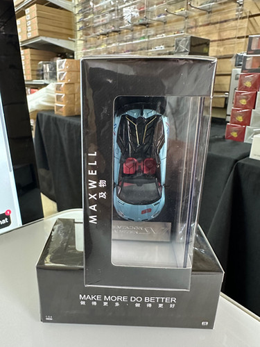 LAMBORGHINI AVENTADOR SVJ 63 METALLIC SILVER BLUE 1/64 DIECAST CAR