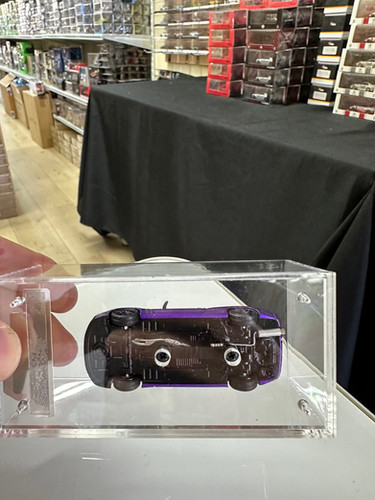 NISSAN SKYLINE GT-R R33 FULL CARBON FIBER PURPLE HOOD OPENS 1/64