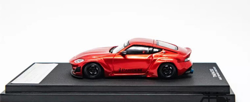 NISSAN 400Z RED ROCKET BUNNY 499 MADE 1/64 SCLAE DIECAST CAR MODEL