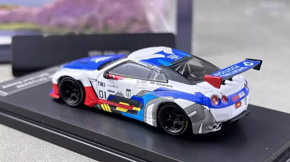 Thumbnail: NISSAN SKYLINE GT-R R35 PANDEM ROCKET BUNNY EXIA 1/64 DIECAST CAR MODEL BY FUJI
