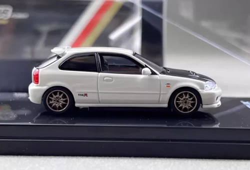 Honda Civic Type R EK9 ホワイト ミニカー Hobby Japan 1:64 Honda Civic Type-R (EK9) in Championship