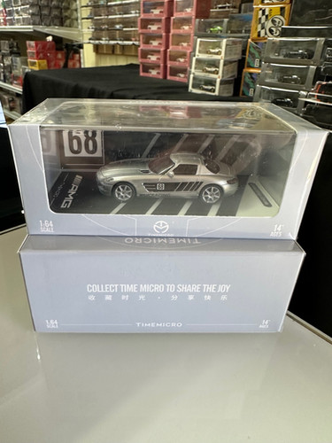 TIME Micro 1/64 メルセデス ベンツ SLS AMG 赤豚 MERCEDES BENZ SLS AMG IWRACING 1/64 DIECAST CAR BY TIME