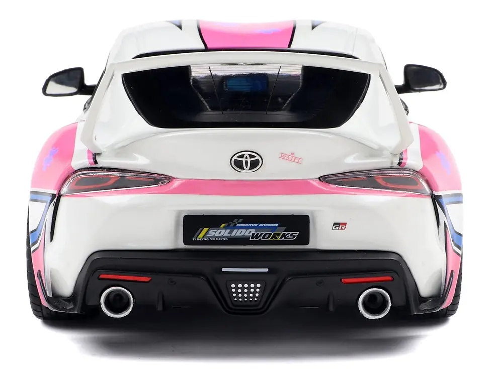 Thumbnail: 2024 TOYOTA GR SUPRA ITASHA STREETFIGHTERS WHITE 1/18 CAR BY SOLIDO S1809008