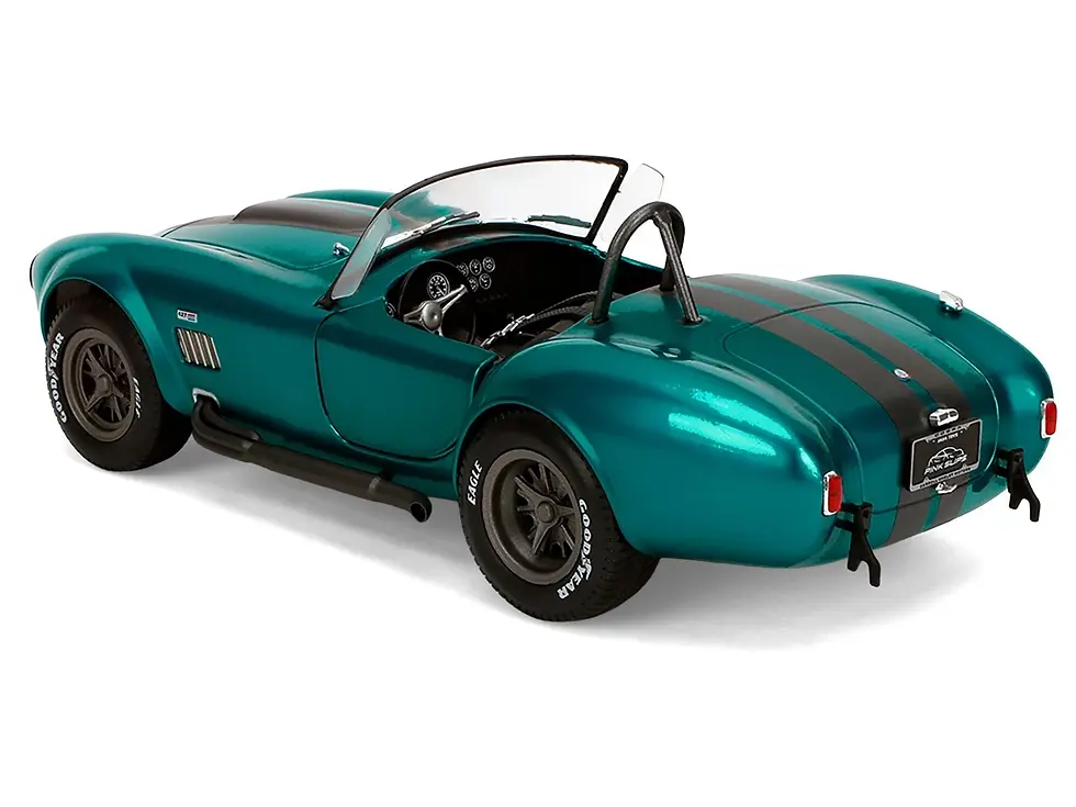 Thumbnail: FORD SHELBY COBRA 427 MKII TEAL 1/18 DIECAST CAR MODEL BY JADA TOYS 36467