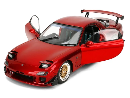 MAZDA RX7 TYPE RS FD3S RHD ORANGE 1/18 DIECAST CAR MODEL BY JADA