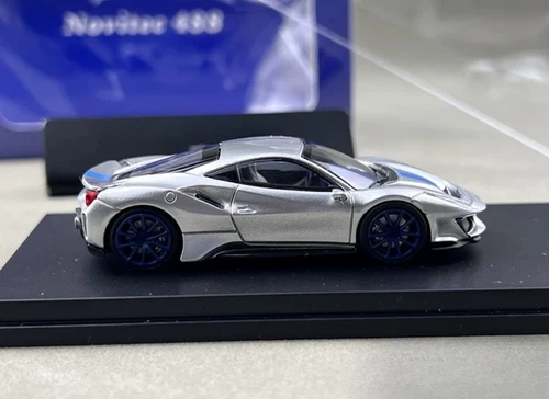 FERRARI NOVITEC 488 PISTA HOOD OPENS 1/64 DIECAST CAR ICHIBAN