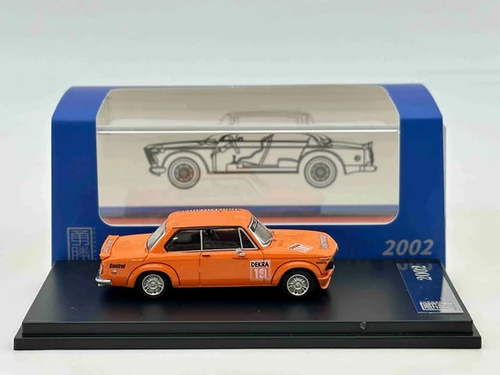 BMW 2002 TURBO ORANGE JAGERMEISTER 1/64 DIECAST CAR MODEL BY YS