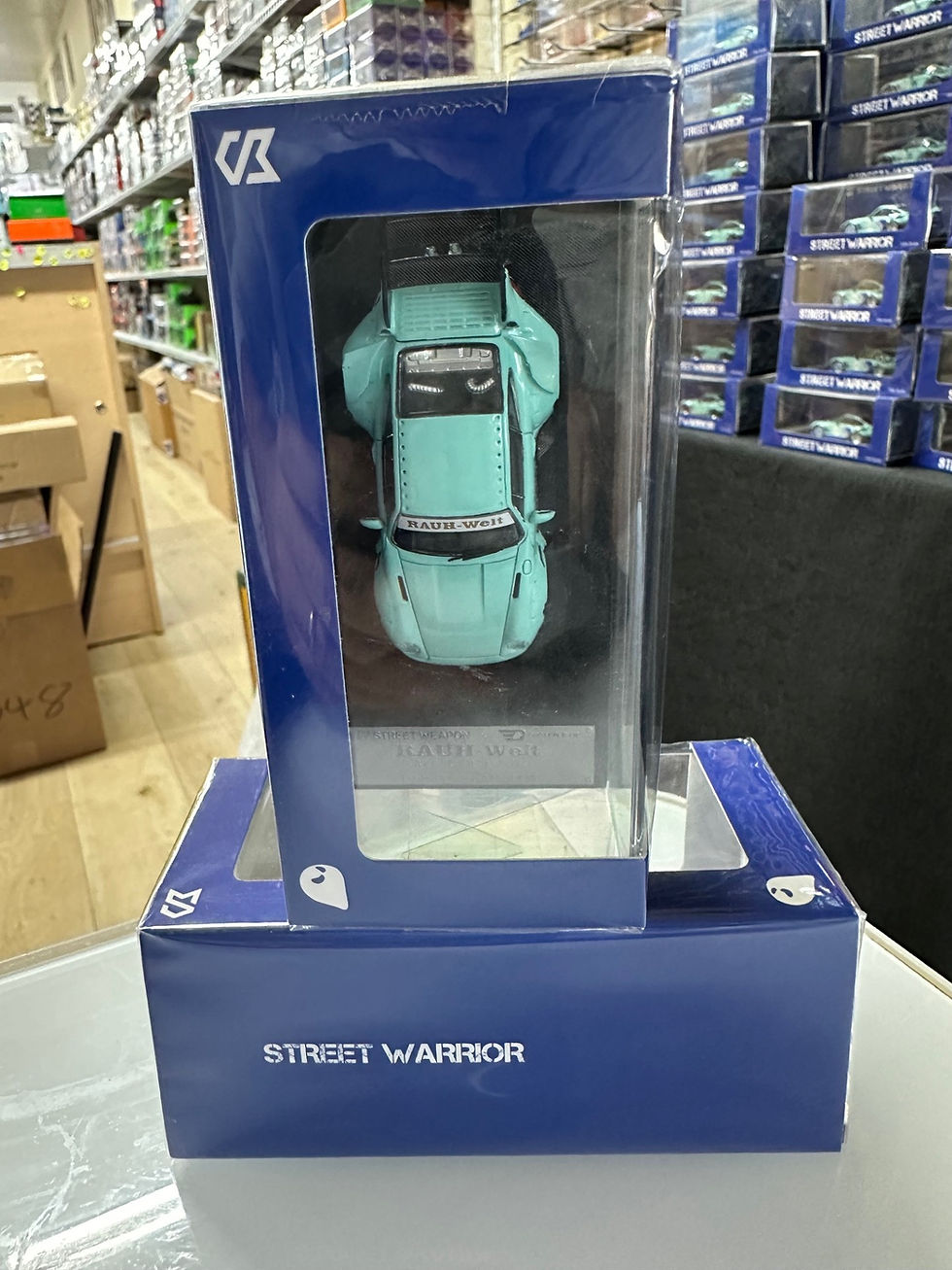 Thumbnail: PORSCHE RWB 993 HIGH TAIL GLOW IN THE DARK 1/64 DIECAST CAR MODEL STREET WEAPON