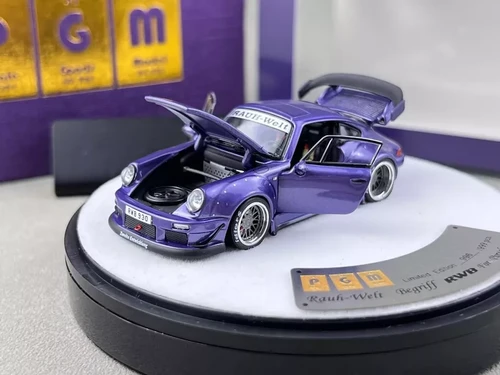 PORSCHE RWB 930 VIOLET PURPLE LUXURY EDITION 1/64 SCALE DIECAST