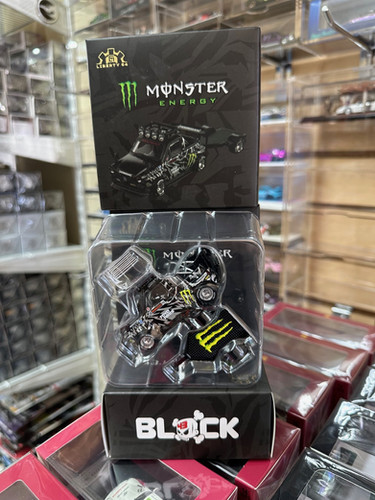 HONDA N600 PICKUP TRUCK & TRAILER MONSTER LIVERY 1/64 DIECAST BY