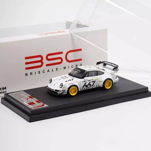 PORSCHE RWB 964 WHITE COAST CYCLES 667 1/64 SCALE DIECAST