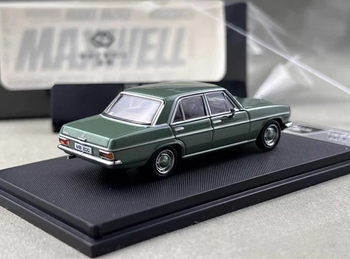 MERCEDES BENZ W114 STRICH 8 GREEN CLASSIC 1/64 DIECAST CAR BY