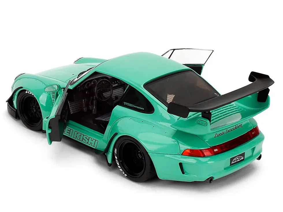 Thumbnail: PORSCHE RWB BODY KIT KEI KISHI 1/18 SCALE DIECAST CAR MODEL BY JADA TOYS 36463