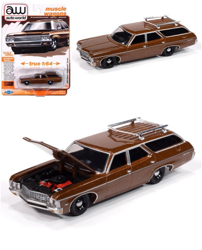 1970 CHEVROLET KINGSWOOD ESTATE CLASSIC COPPER 1/64 CAR BY AUTO
