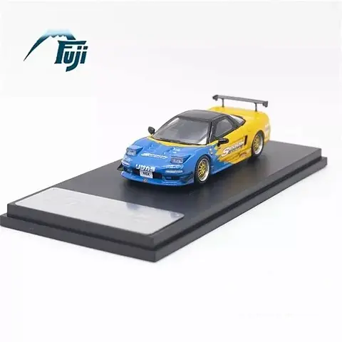 HONDA NSX MK1 NA1 SPOON LIVERY GOLD WHEELS 1/64 DIECAST CAR