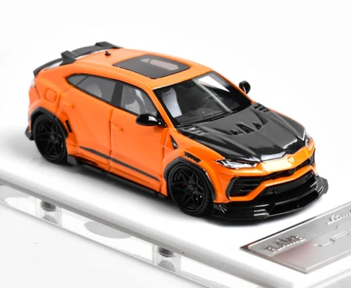 LAMBORGHINI URUS LBWK SUV METALLIC ORANGE 1/64 RESIN CAR MODEL BY