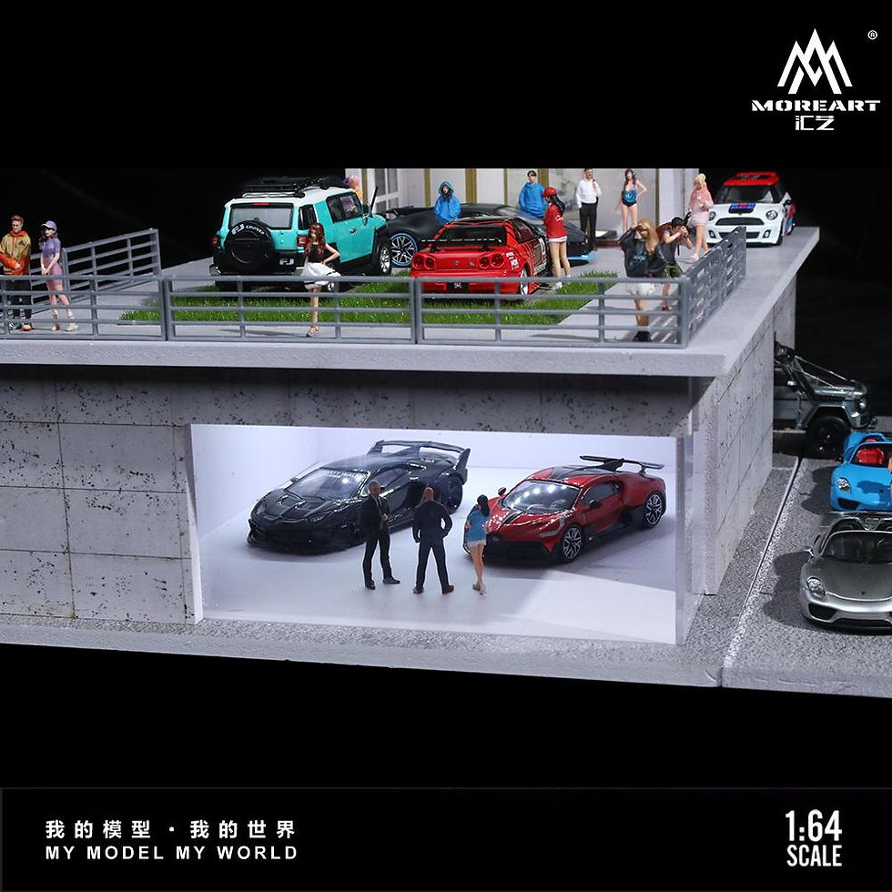 Thumbnail: SUNROOM SCENE MODEL LIGHTED DIORAMA FOR 1/64 DIECAST CARS BY MOREART