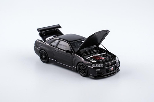 携帯電話本体 R34 NISSAN SKYLINE GT-R R34 DONGGUAN AIT EXHIBITION CHROME BLACK