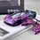 Thumbnail: PAGANI ZONDA 760 LH PURPLE REMOVABLE HOOD 1/64 SCALE DIECAST CAR MODEL BY HKM