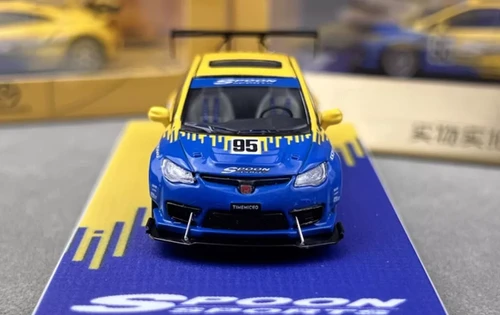 HONDA CIVIC TYPE R FD2 #95 SPOON LIVERY 1/64 DIECAST CAR MODEL BY