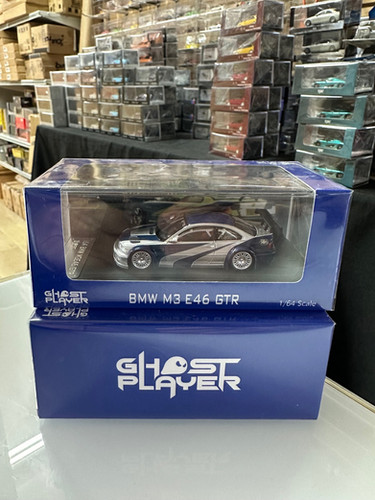 BMW M3 E46 GTR NEED FOR SPEED LIVERY 1/64 DIECAST CAR BY GHOST
