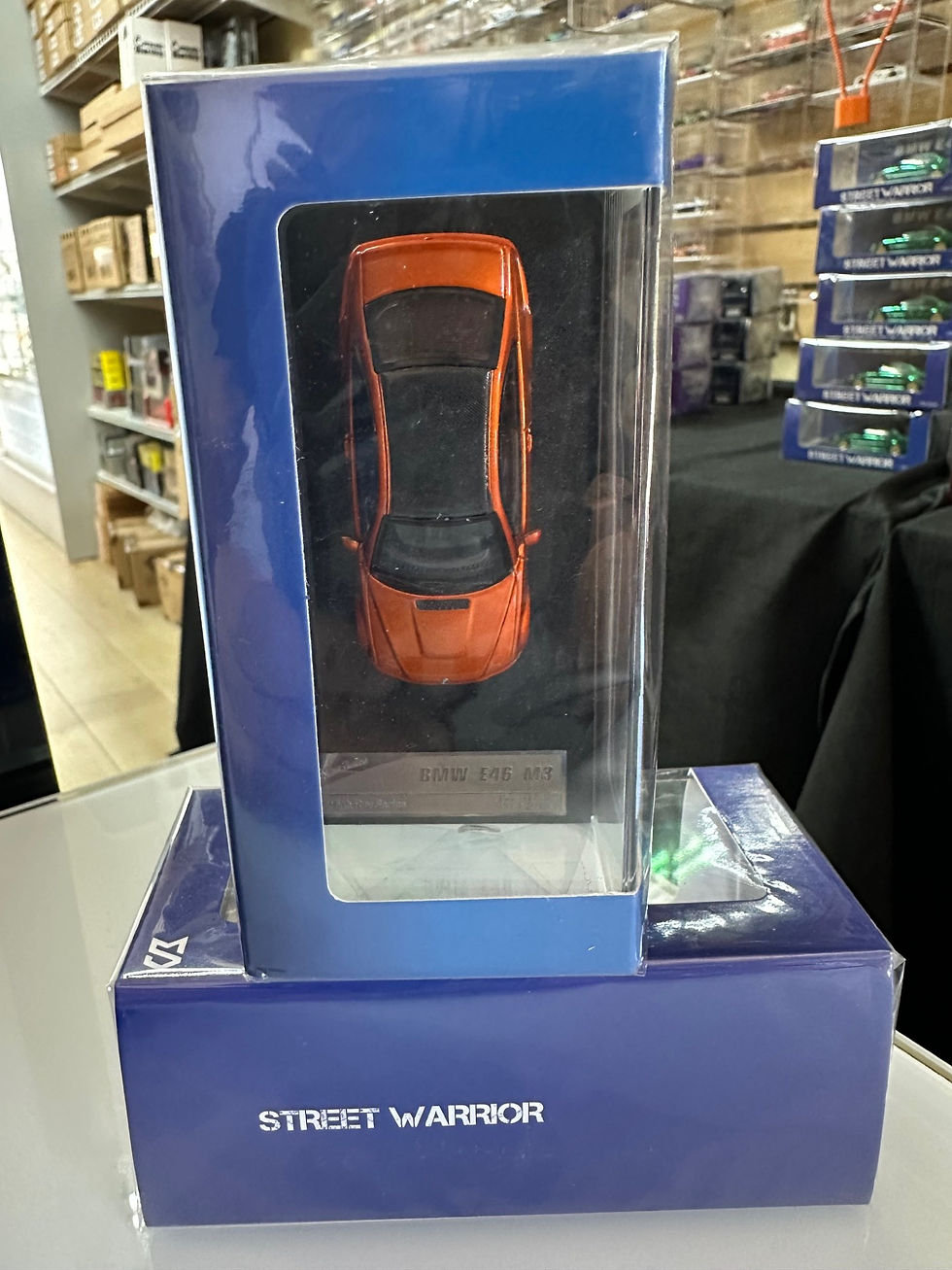 Thumbnail: BMW E46 M3 ORANGE CARBON TOP 1/64 DIECAST CAR BY STANCE HUNTERS 299 MADE