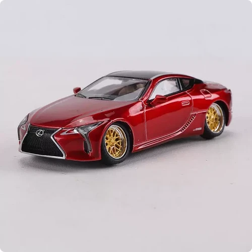 LEXUS LC500H RED 1/64 SCALE DIECAST CAR MODEL BY GCD ENCHERY | JVK