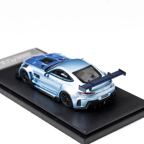 MERCEDES BENZ AMG GT S BLUE 1/64 DIECAST CAR MODEL BY RHINO MODELS