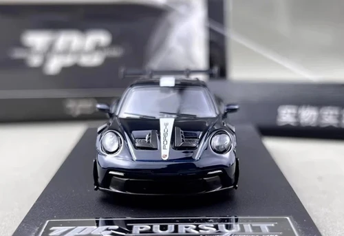 PORSCHE 911 992 GT3 RS METALLIC GENTIAN BLUE 1/64 DIECAST CAR
